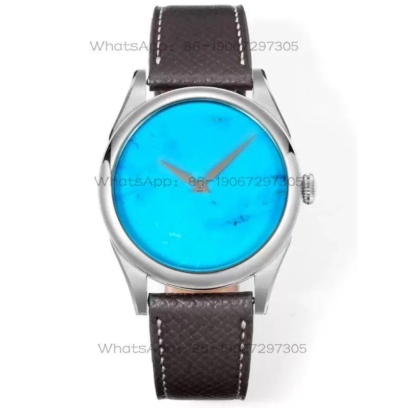 Natural gemstone plate series literary modern men's mechanical waterproof watch