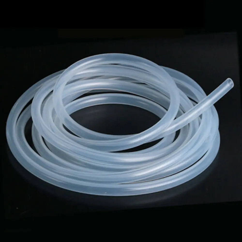 1M High quality Food Grade Out Diameter 4~16mm Silicone Rubber Hose Flexible Tube Plumbing Hoses Beer Milk Pipe