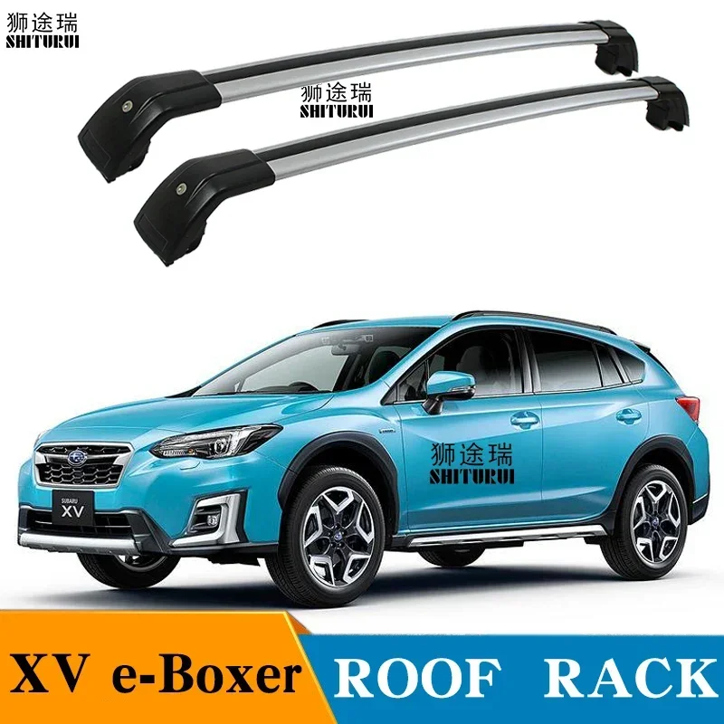 SHITURUI 2Pcs Roof bars For SUBARU XV e-Boxer SUV 2019 -2024 Aluminum Alloy Side Bars Cross Rails Roof Rack Luggage Carrier