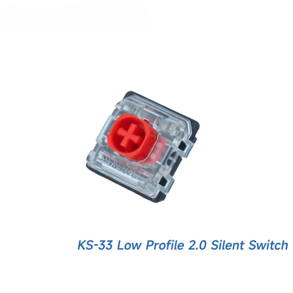 

Low Profile 2.0 Silent Red Keyboard Switch 3 Pin RGB Customized DIY Hot Swap Mechanical Keyboard Gaming Office