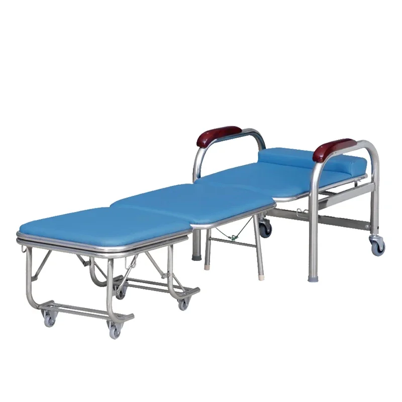 Hot Selling Metal Folding Bed Portable Folding Camping Bed Hospital Accompanying Bed