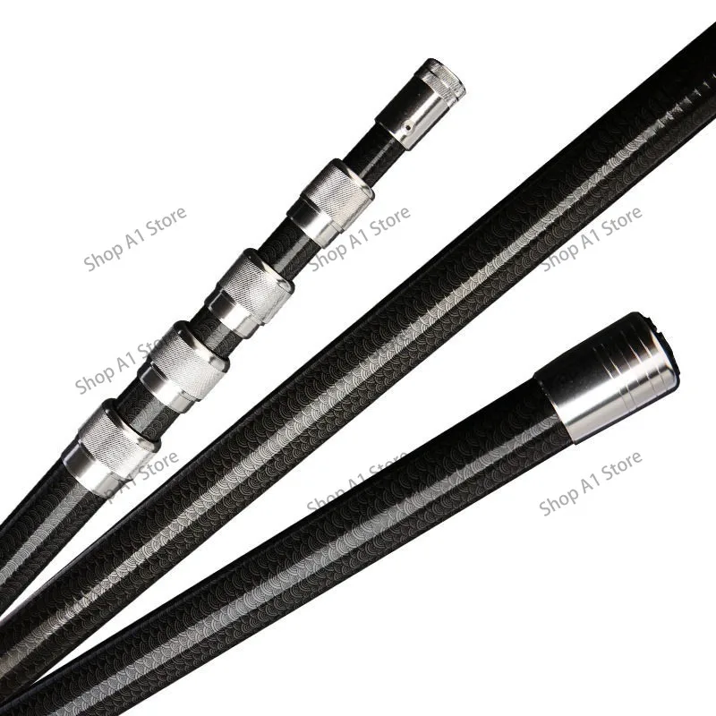 4M 5M 6M 7M Multifunctional Carbon Dipnet Rod Hardened Fishing Rod Big Thing Dip Net Fishing Gear