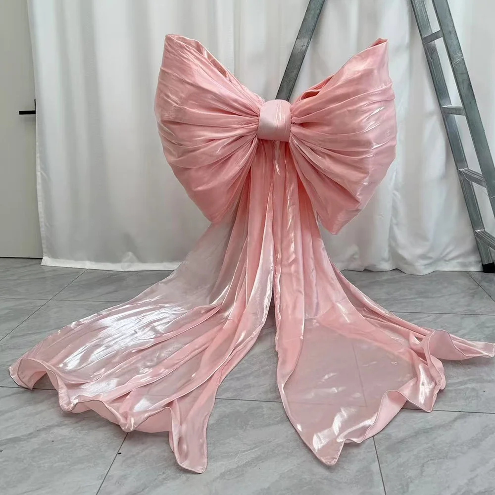 

Customized Giant Beautiful Bow Decoration Artificial Flower Wedding Decoration Mall Center Display Window Decoration Ornaments