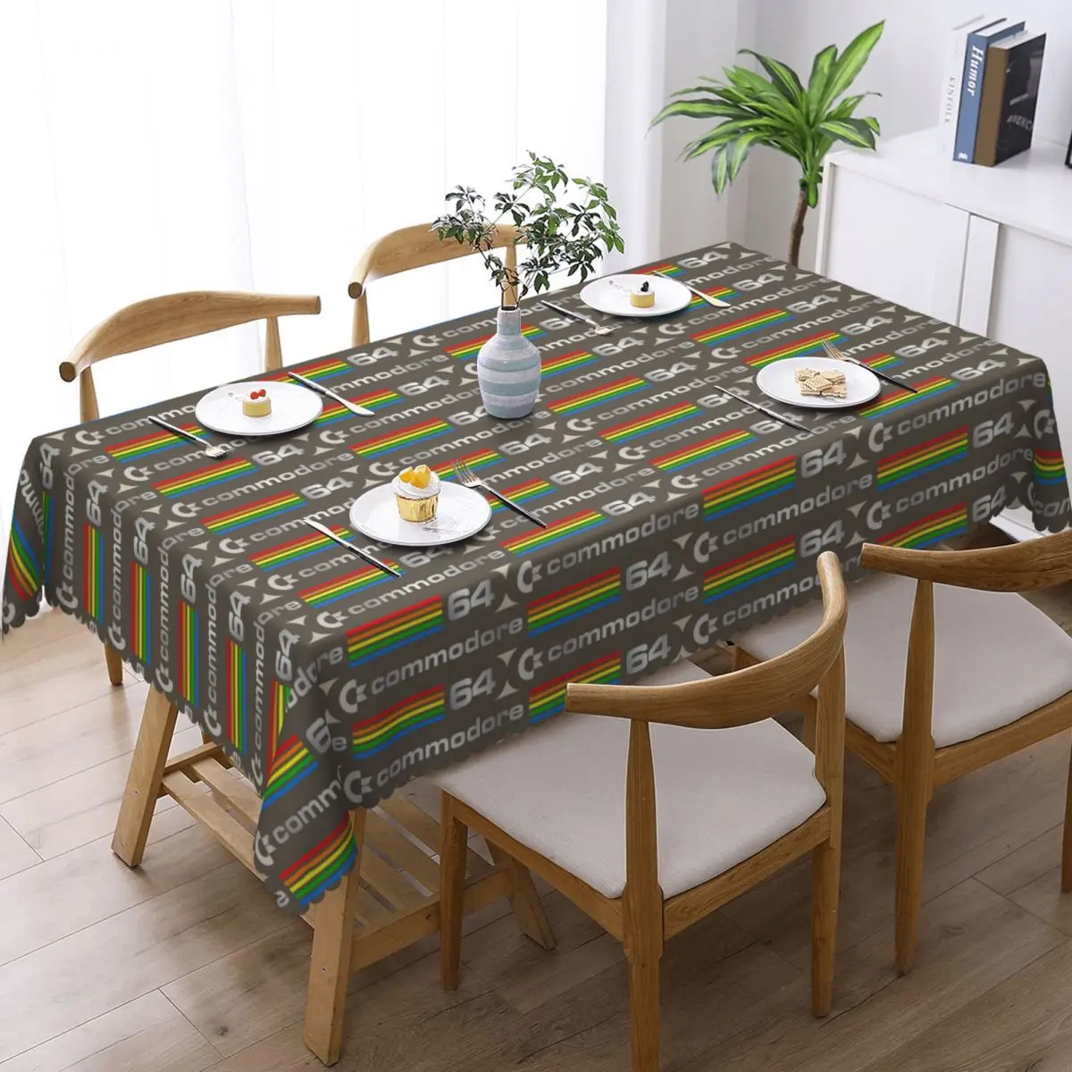 Commodore 64 - Version 3a Tablecloth Restaurant Kitchen Rectangular Tablecloth Festival Party Tablecloth  Dining Table Cover
