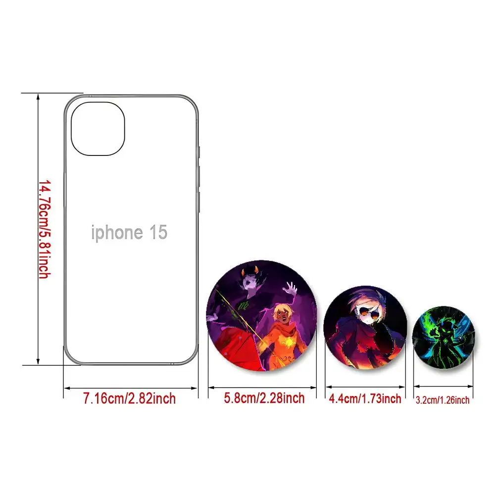 Homestuck Badges Round Brooch Cute Cartoon Idol Cosplay Badges DIY Backpack Clothing Jewelry Pins - view 3