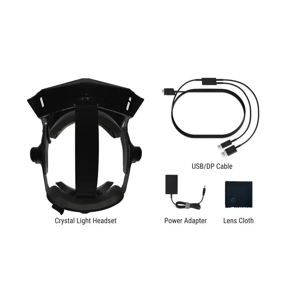 Crystal Light PC VR Resolução 5760x2880 (monoular 2880x2880) 120Hz Nova Listagem