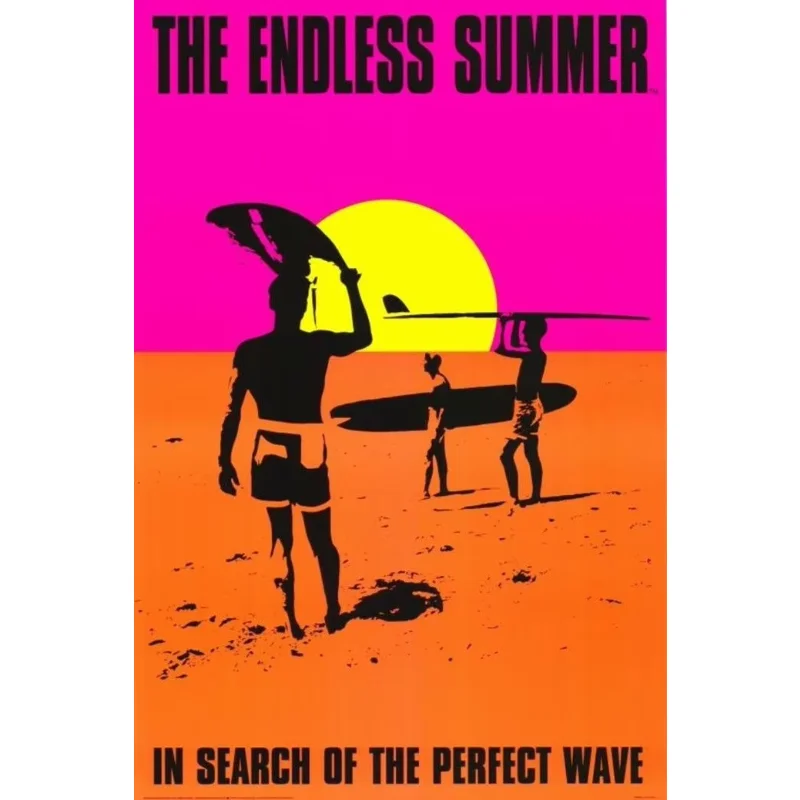 Home Decor The Endless Summer-Silk Art Poster Wall Sticker Decoration Gift