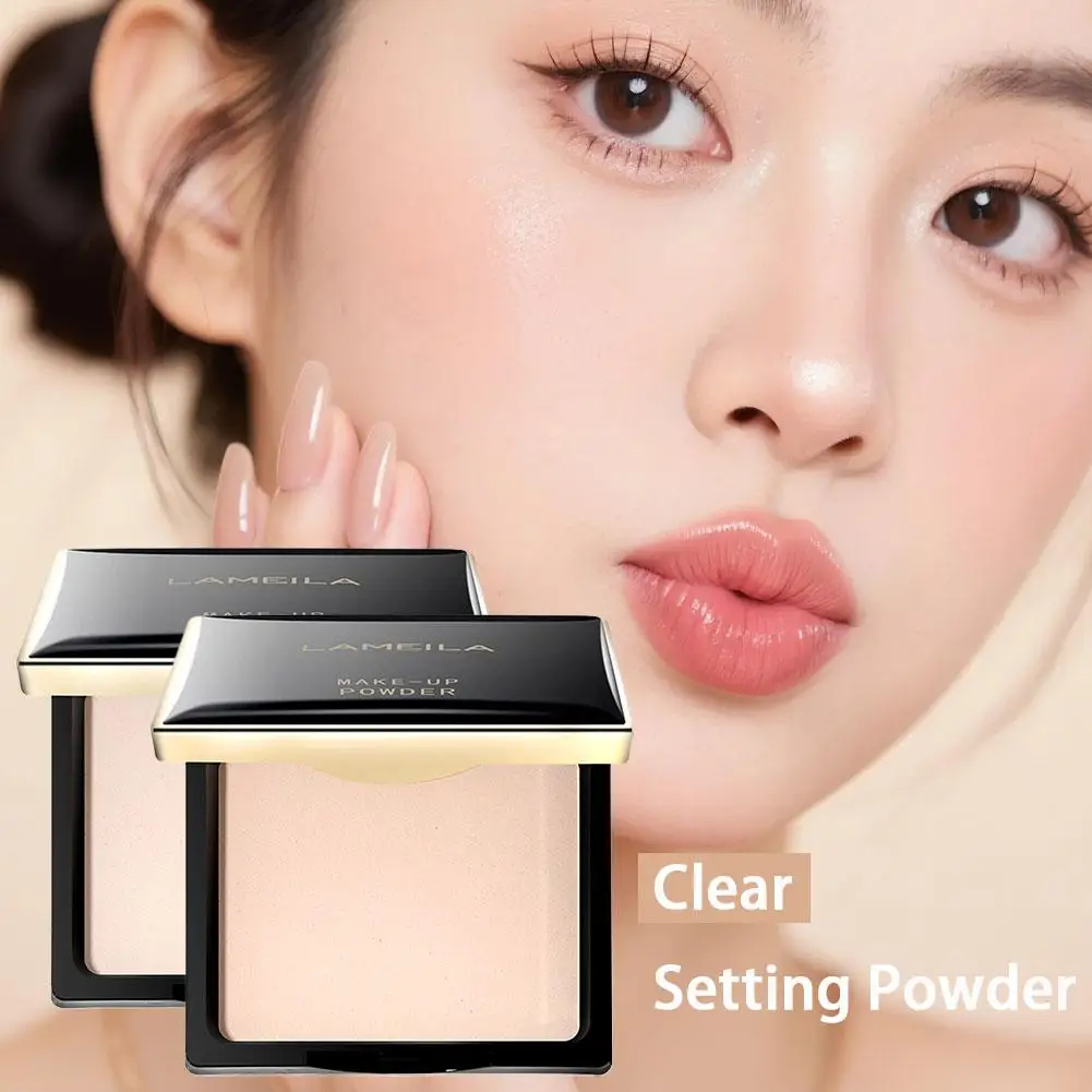 Clear Setting Powder Oil-Control Face Cosmetics Powder Matte Setting Pressed Powder Pores Invisible Natural Maquillaje