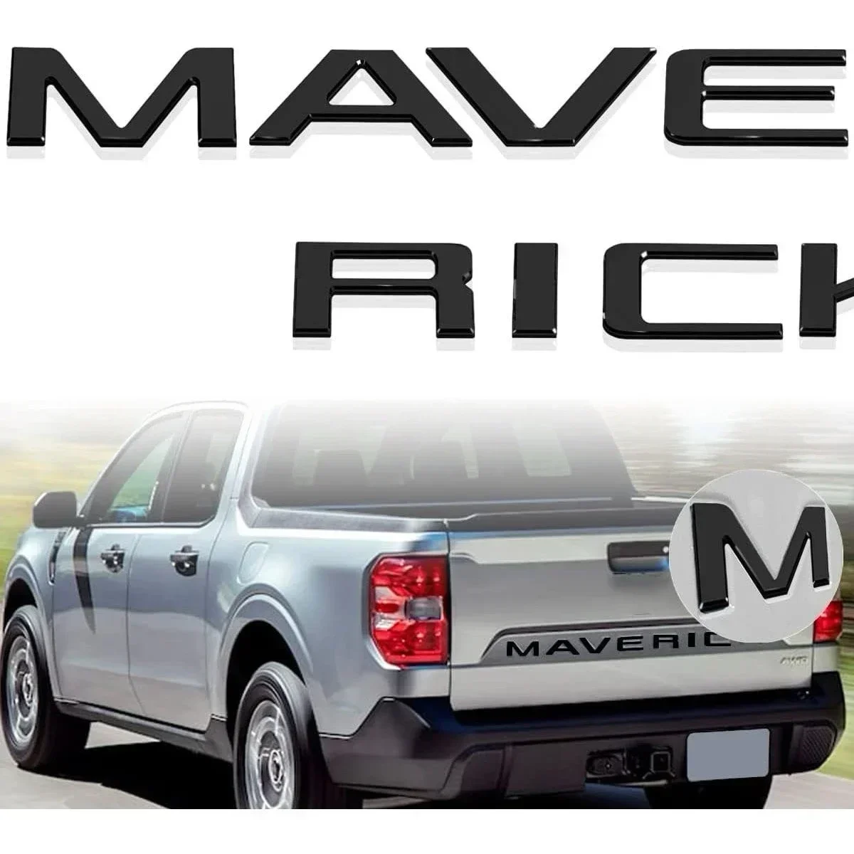 Applicable to the Ford Maverick Tremor tailgate sticker for the original vehicle groove decoration For Ford pickup trucks