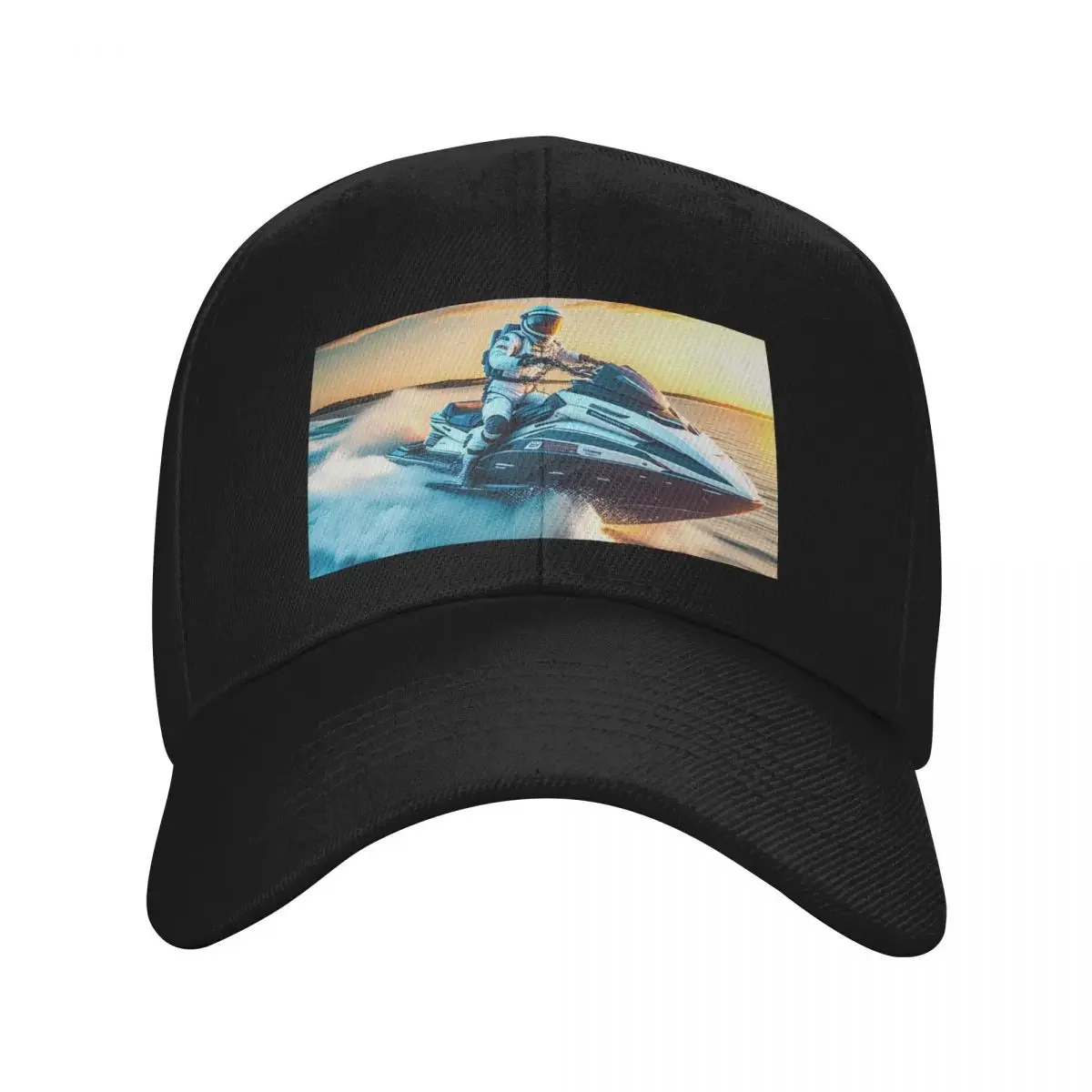 Astronaut in the jetski Baseball Cap tactical cap beach hat golf hat genuine Golf Woman Hats Men's