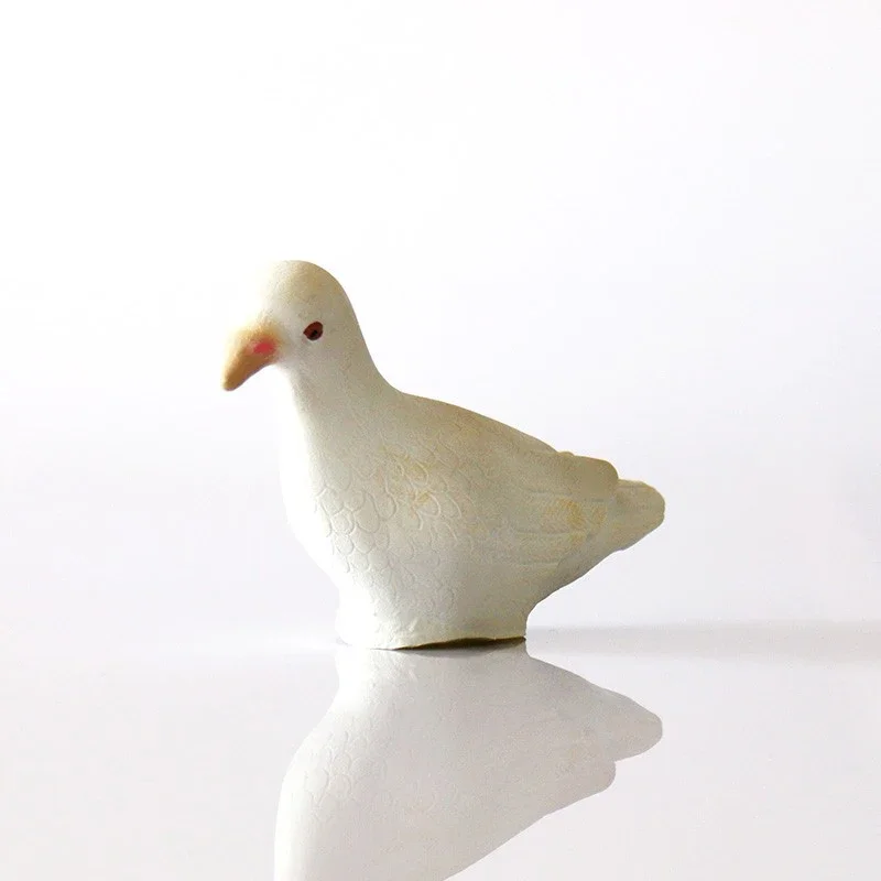 Vanishing Latex Fake Dove Magic Trick Rubber Simulation Living Pigeon Prop Appear & Vanish Illusion Gimmick For Magician Stage