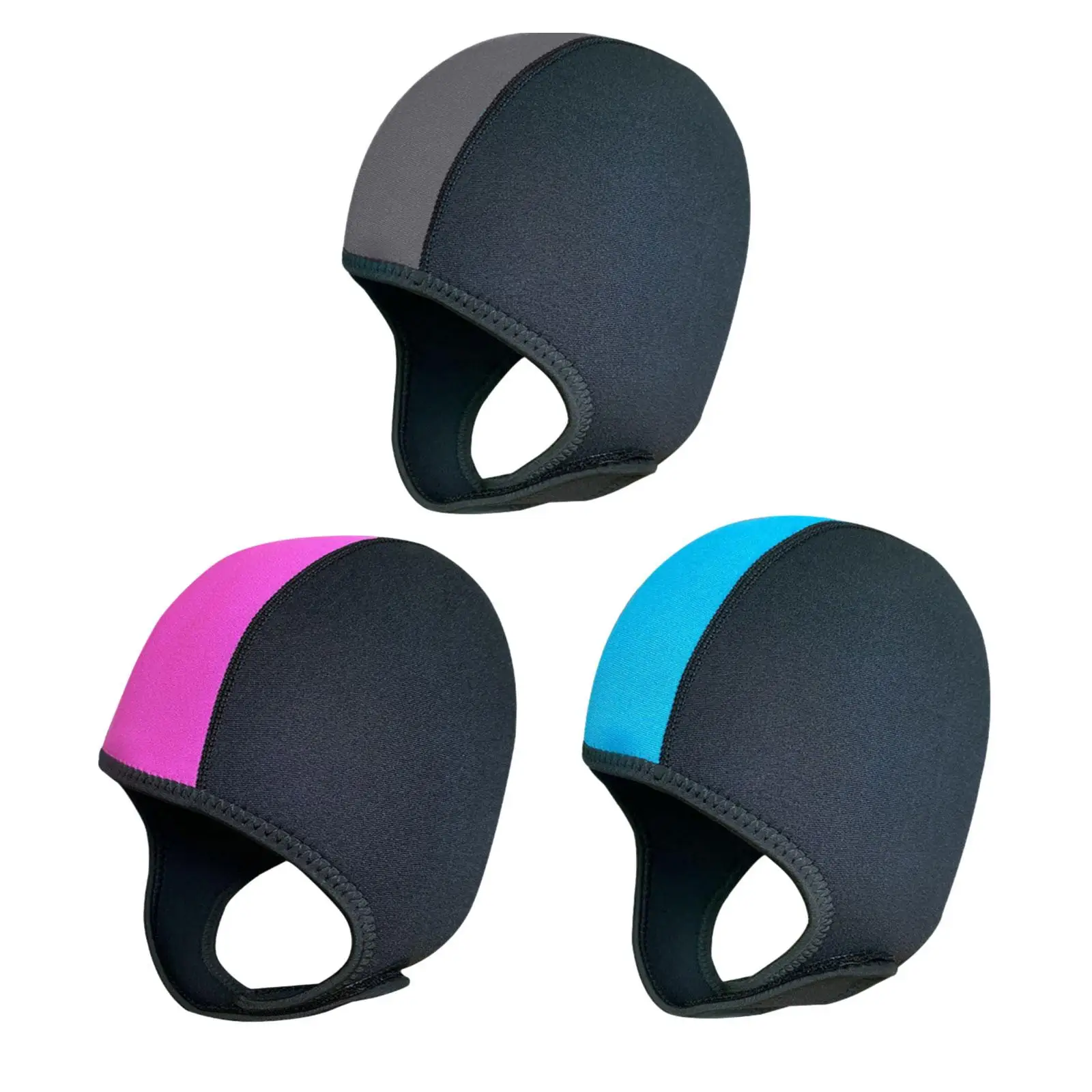 Cuffia per cappuccio da immersione 3mm Neoprene uomo donna con sottogola tenere in caldo il cappello da Surf