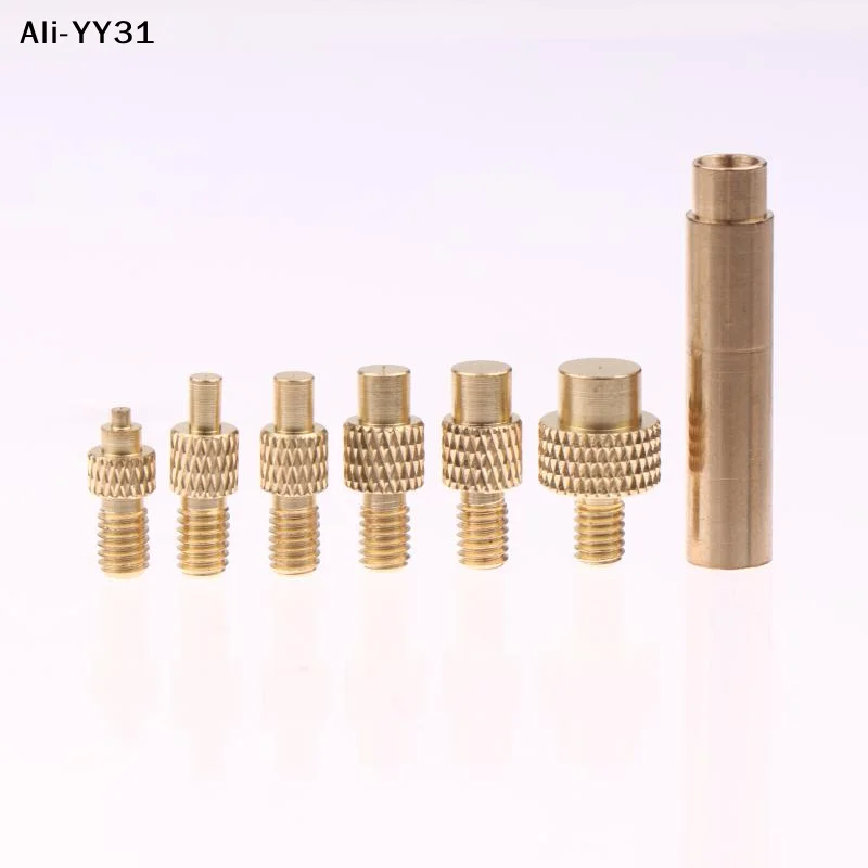 【Y3】【Z】10Pcs/9Pcs/7Pcs For 3D Printer Soldering Iron Brass Thread Insert Nut Iron Tip M2 M3 M4 M5 M6 M8 Embedded Kit Tool