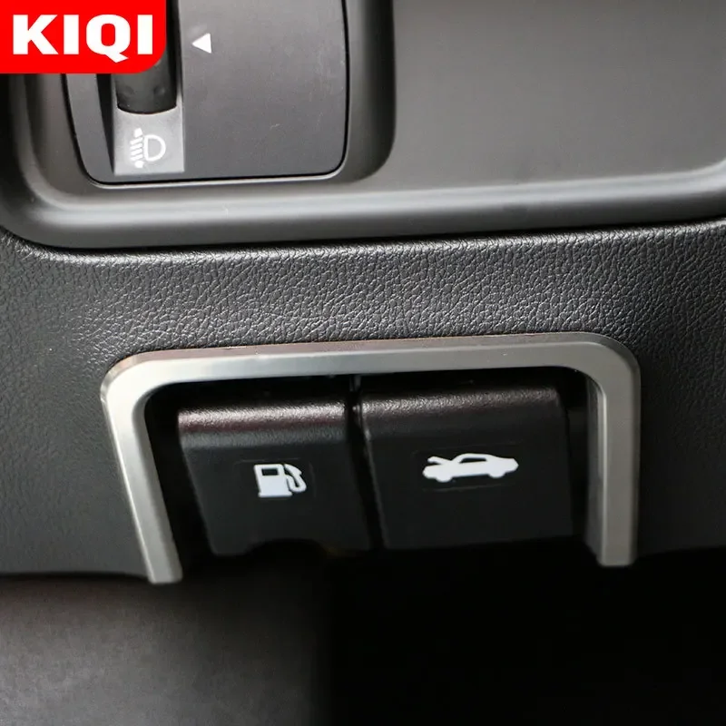 KIQI for Renault Koleos Samsung QM6 2016 - 2020 Car Styling Cover Fuel Tank Cap Oil Switch Trim Frame Moulding Part