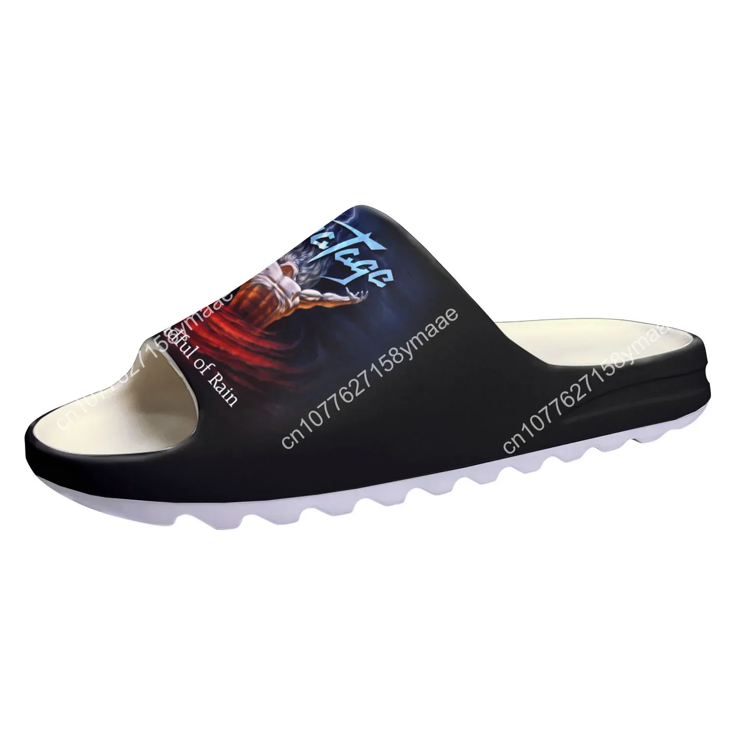 Savatage Band Rock Soft Sole Sllipers Home Clogs Step on Water Shoes Mens Womens Teenager Bathroom Customize on Shit Sandals