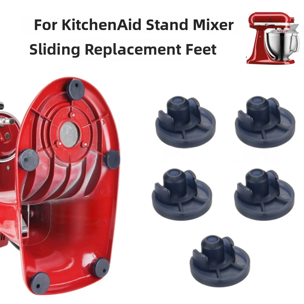 Hot Sales Multi-functional Foot Pads For KitchenAid-Mixer Foot Pads Gray For TPU Replacement Feet  For Stability Accessories