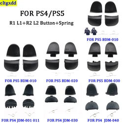 1 set FOR PS5 V1.0 V2.0 V3 3.0 controller L1 R1 L2 R2 button kit BDM-010 020 030 button L1 R1 L2 R2 button spring FOR PS4/PS5