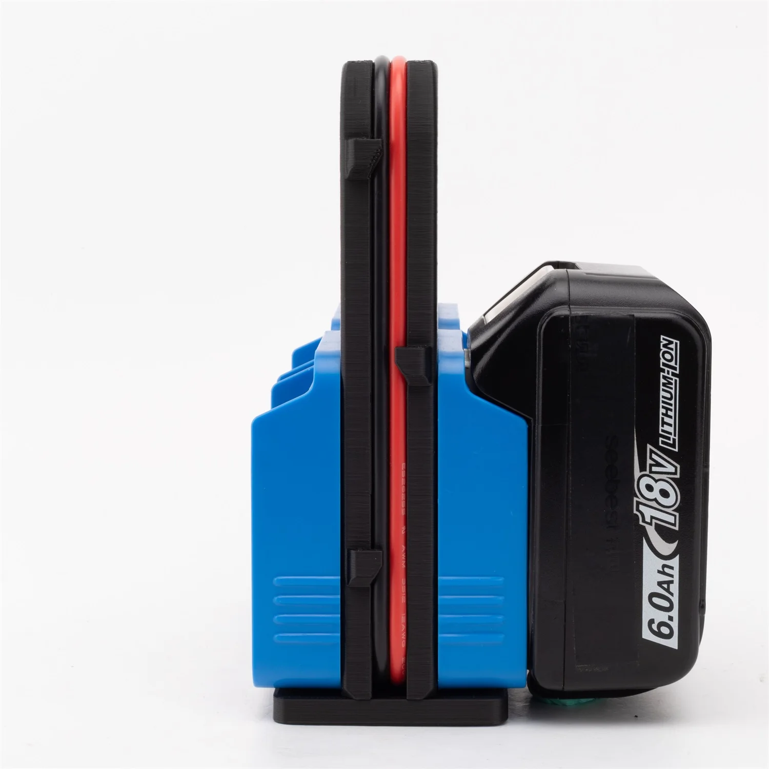 4 Slot Battery Caddy Carrying Case Battery Holder XT60 Port For Makita 18V Lithium Battery Extender Power Tools Accessories