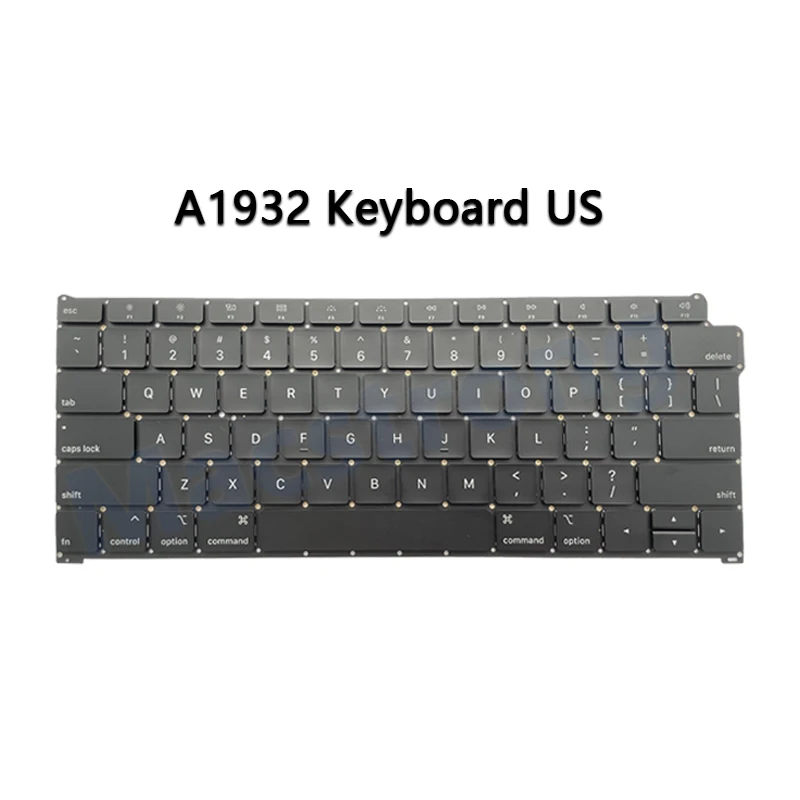 Imagem -02 - Substituição do Teclado Portátil para Macbook Air Eua Reino Unido Inglês Alemão Francês Russo A1932 20232023 Emc 3184 133