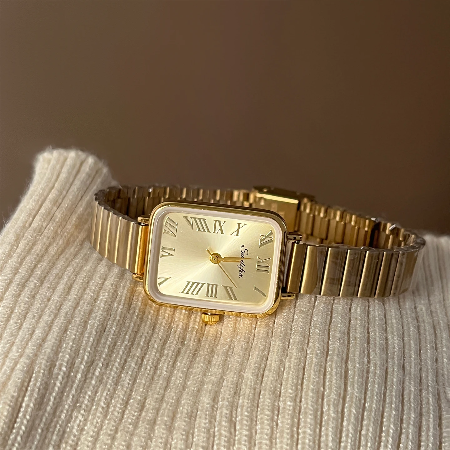 VintageStyle Women'S Watch HighEndSimple And Casual Quartz Wristwatch A Unique And Exquisite Timepiece For Women A Perfect Gift.