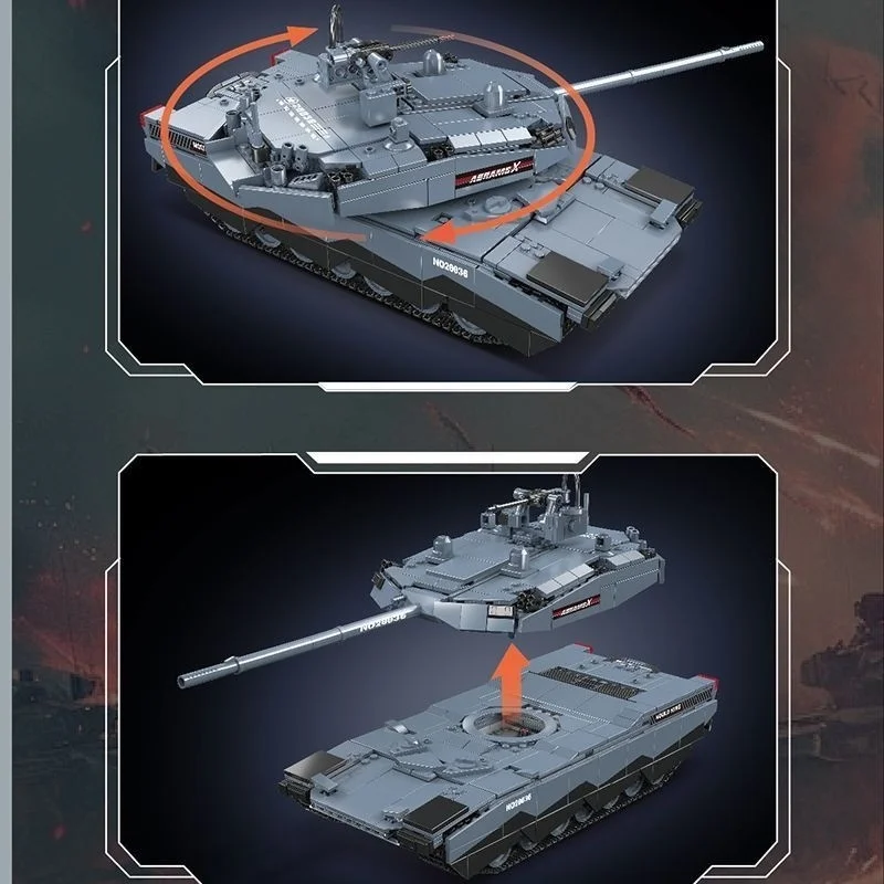 ตัวต่อ Mould King 20036 Abrams-XElectric ของเล่นแบบประกอบเอง ควบคุมด้วยรีโมท