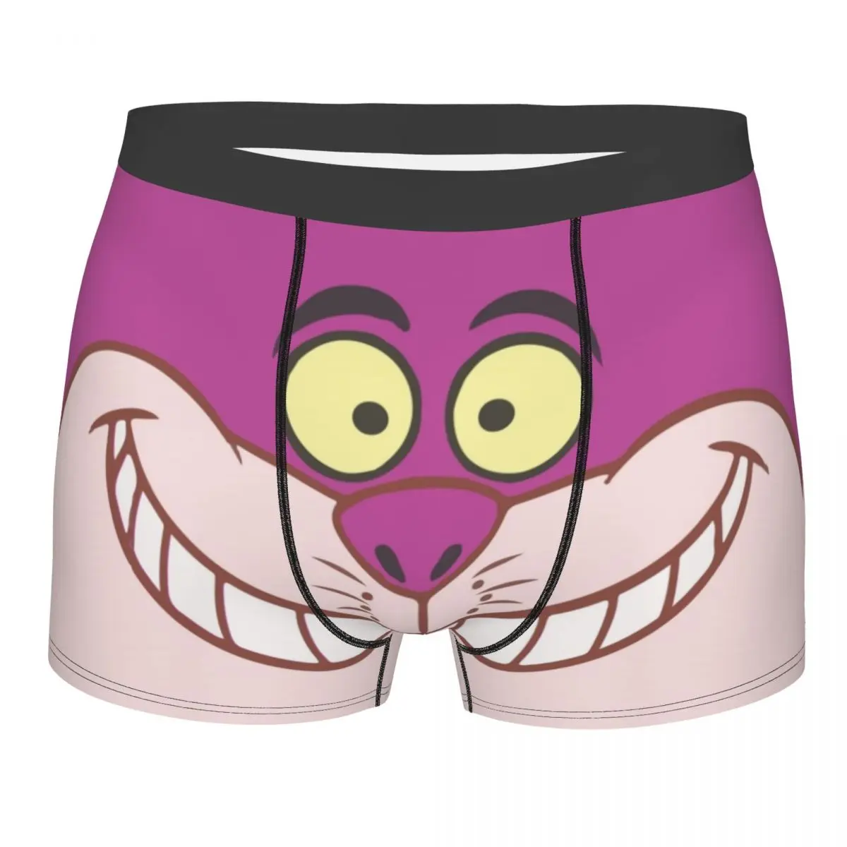 

Cool Alice In Wonderland Boxers Shorts Underpants Male Breathbale Cheshire Cat Briefs Underwear
