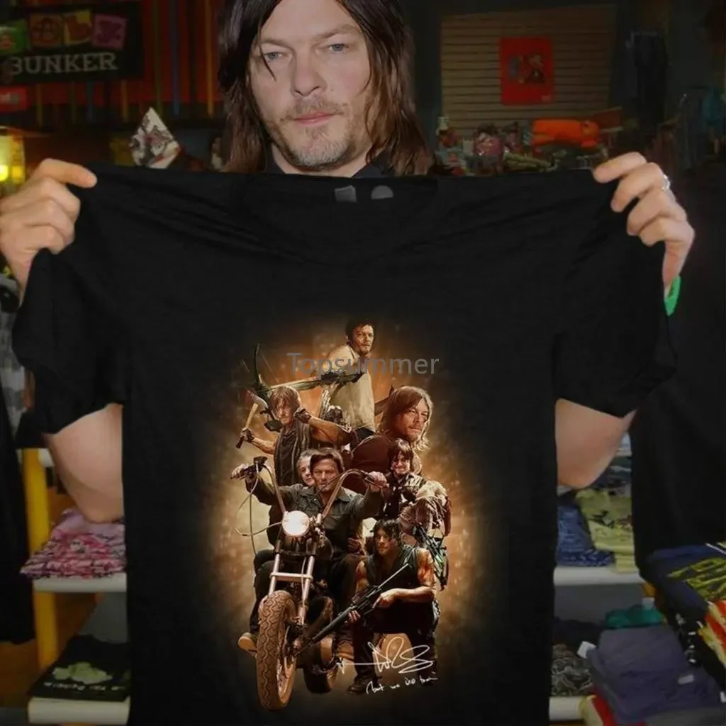 Daryl Dixon The Walking Dead Men Women Signature T Shirt