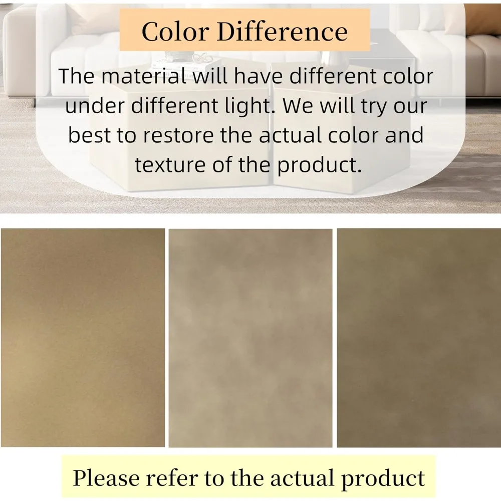 Nowoczesny 2-częściowy zestaw stolików kawowych i pomocniczych w kształcie pięciokąta, współczesne meble akcentujące.