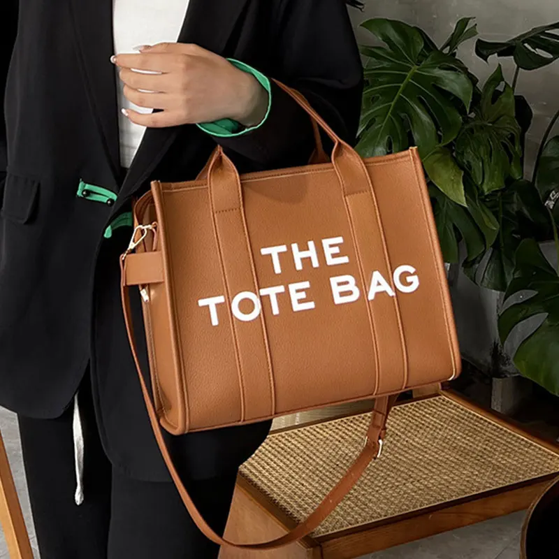 

Fashion Women's Tote Bag Luxury Designer Women Handbags Large Capacity PU Leather Shoulder Bags Female Crossbody Bag