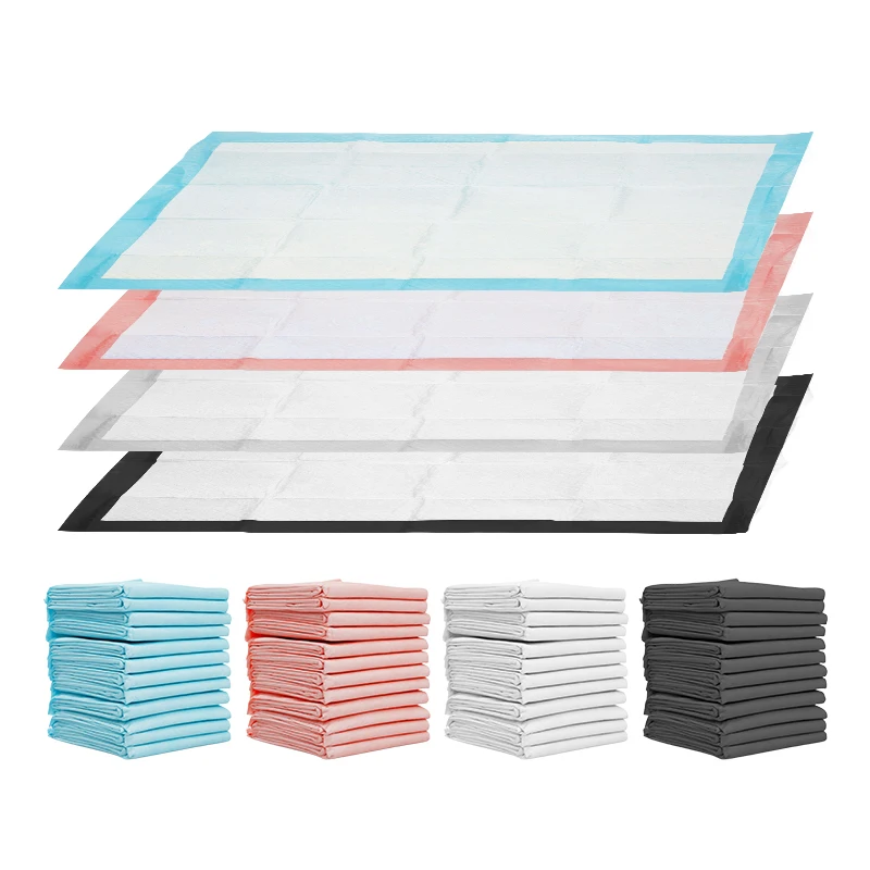 Factory Delivery Blue Pink Bamboo Charcoal Various Sizes Pet Training Pad Super Absorbent