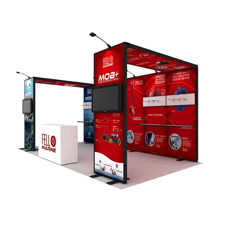 Easy Set up Aluminum 10x20 Modern Modular Event Trade Show Booth Expo Display Exhibition Stand