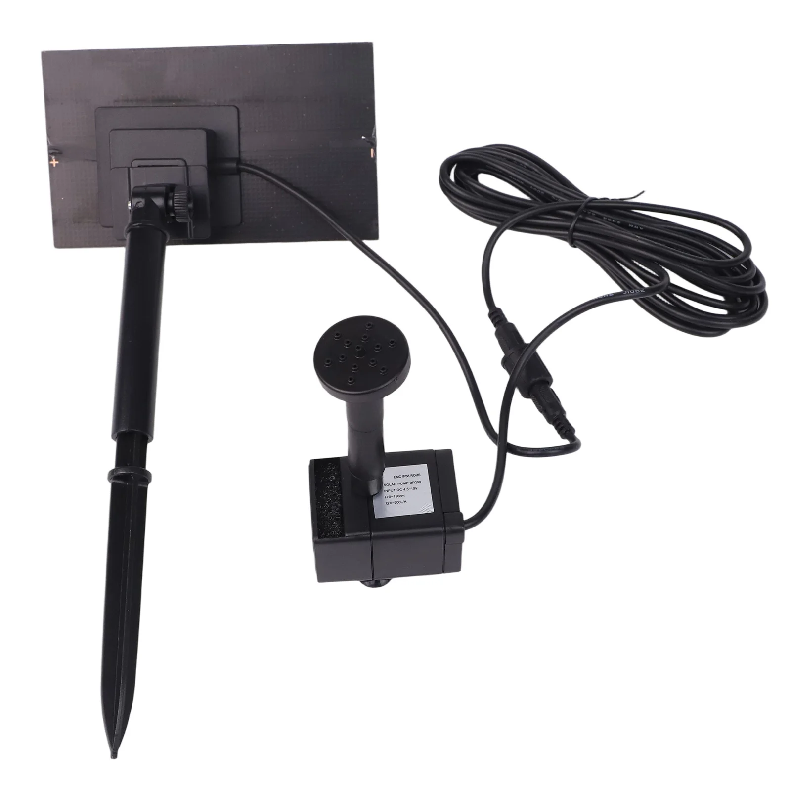 

5W5V Solar Water Pump Garden Decoration With Plug-in Solar Panel Fountain 180L/h Solar Panel Fountain Watering System Energy