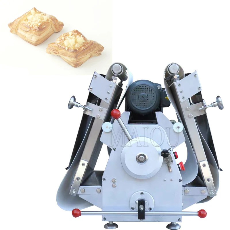 Desktop Puff Pastry Machine Commercial Stainless Steel Pizza Dough Sheeter Forming Machine