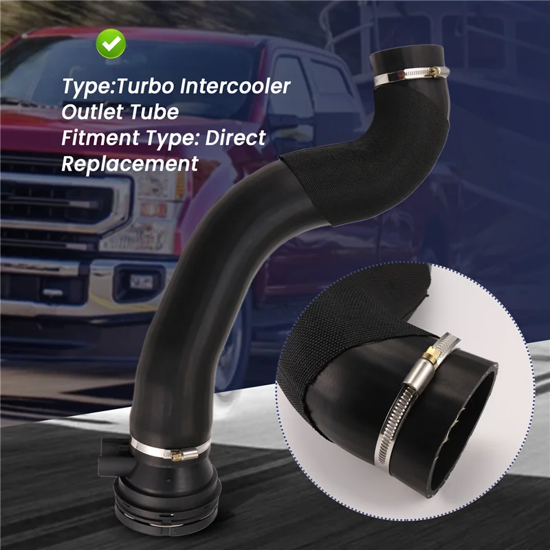 

HC3Z6F073B Car Turbo Intercooler Outlet Tube For Ford Super Duty 2017-2019 HC3Z-6F073-B-AD39