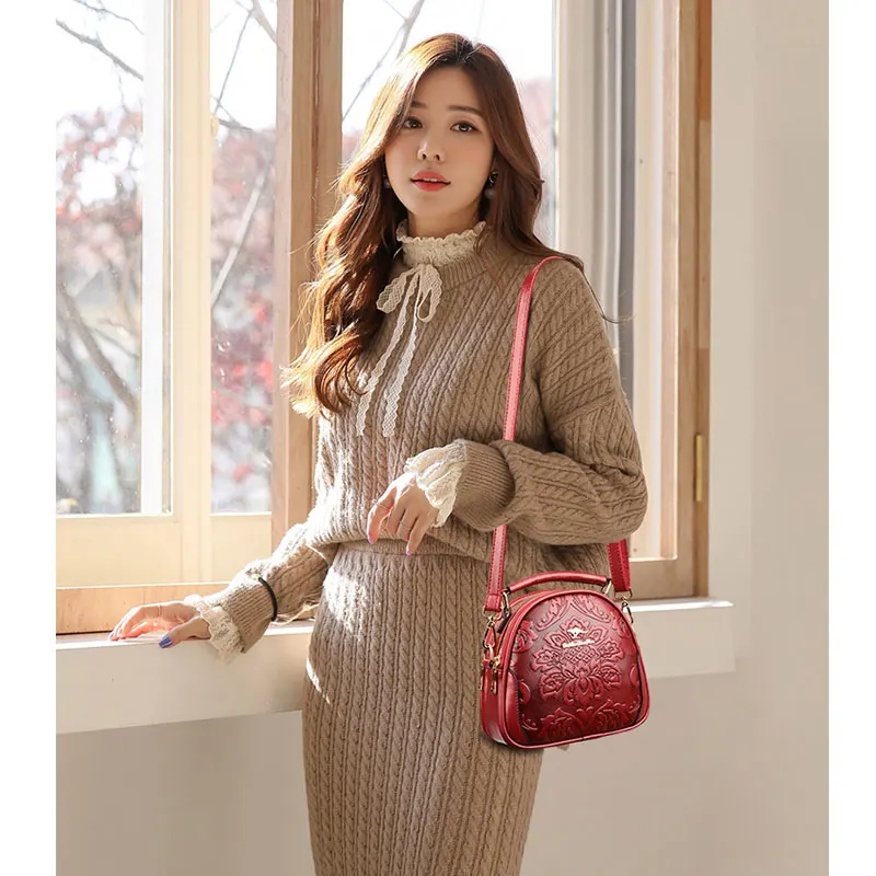 Women Bags Luxury Top-handle Ladies Handbag Women Shoulder Crossbody Bags PU Leather Messenger Purse Bag Female Tote Sac A Main