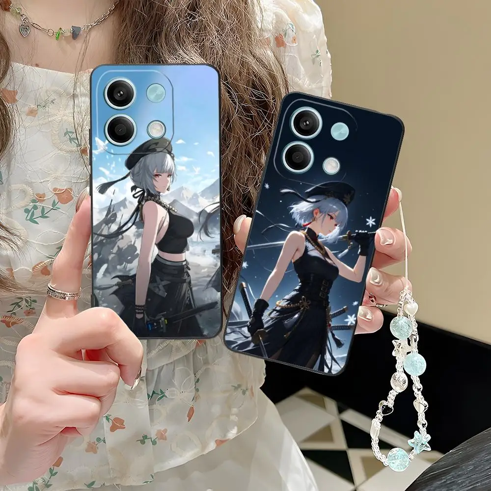 

Чехол для телефона Wuthering Waves SanHua для POCO M7 M6 M5 M4 M3 X7 X6 X5 X4 X3 Pro GT 5G с цветным принтом, роскошный чехол, красивый чехол