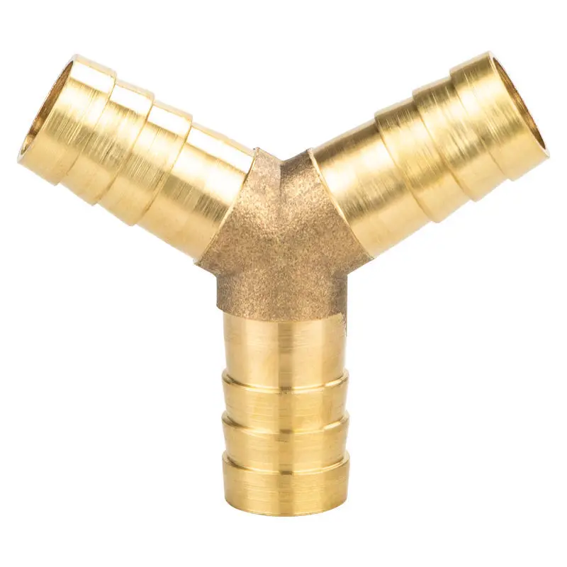 Encaixes conector de cobre pagode ar combustível água tubo latão barbo encaixe de tubulação farpado acoplador comum adaptador para 4mm 5 6 8 10 12