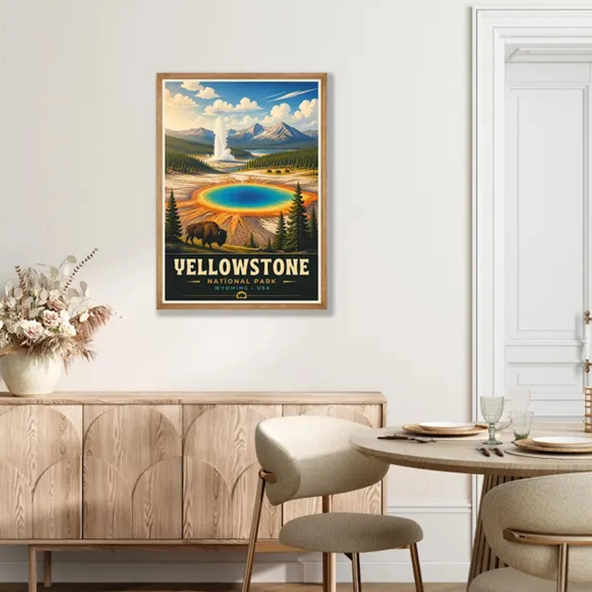 Modern Yellowstone National Pa - Home Decor Nz review and price