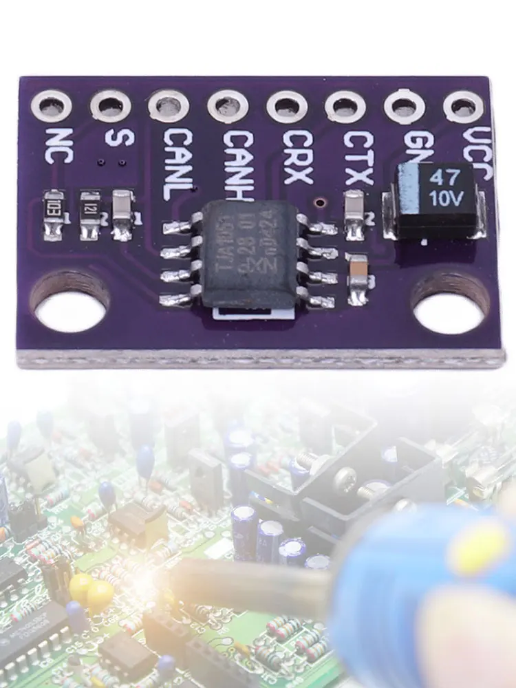 CJMCU-1051 TJA1051 Modul Transceiver CAN Kecepatan Transfer Tinggi Papan Breakout Transceiver CAN Konsumsi Daya Rendah