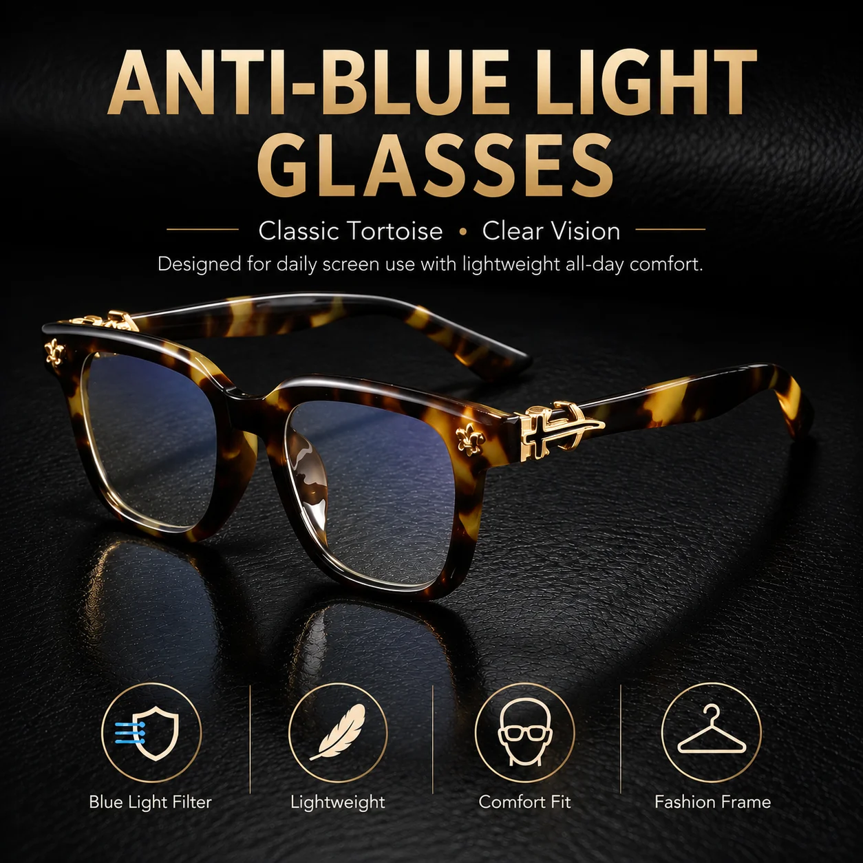 Vintage Anti-Blaulicht-Brille, Pflaumenblüten-Design, gebogener Machete-Quadratrahmen, UV400, modische Brille für den täglichen Bildschirmgebrauch – Detail 9