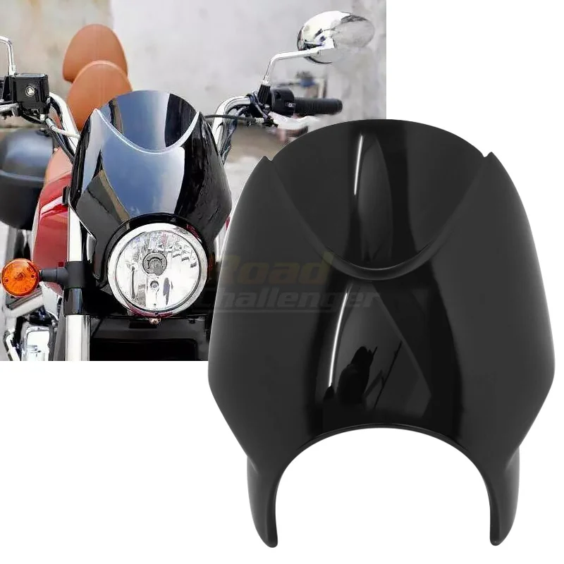 

Motorcycle Black Fairing Headlight Windshiled Cover For Indian Scout Sixity 2014-2019 scout 2015-Up