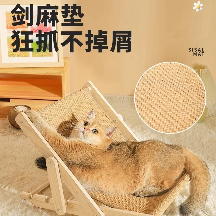 Rascador para gatos con cama y sisal: protector de sofá - imagen 3