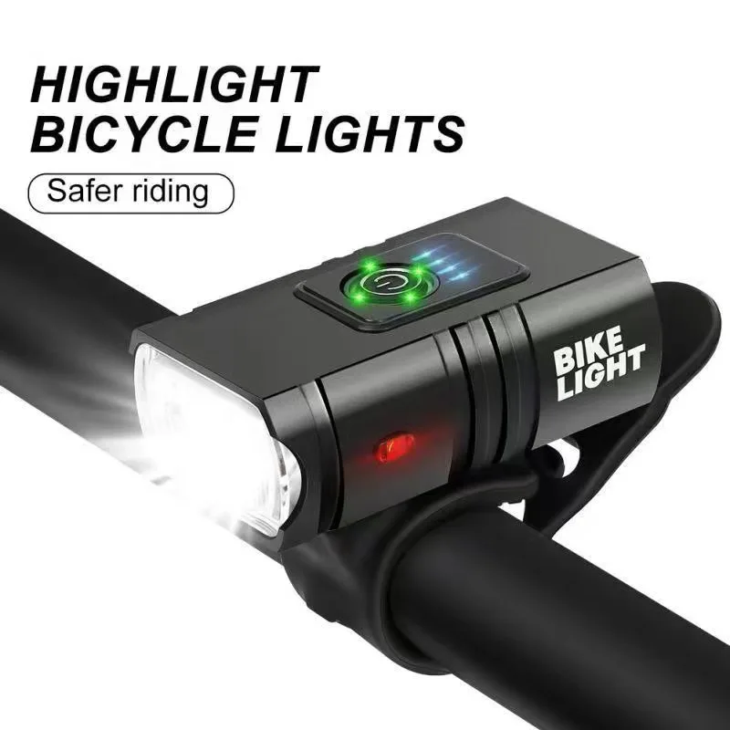 Bicycle Headlight: High-Power Night Cycling Light, Ultra-Bright Rechargeable Waterproof Flashlight, Mountain Bike Light