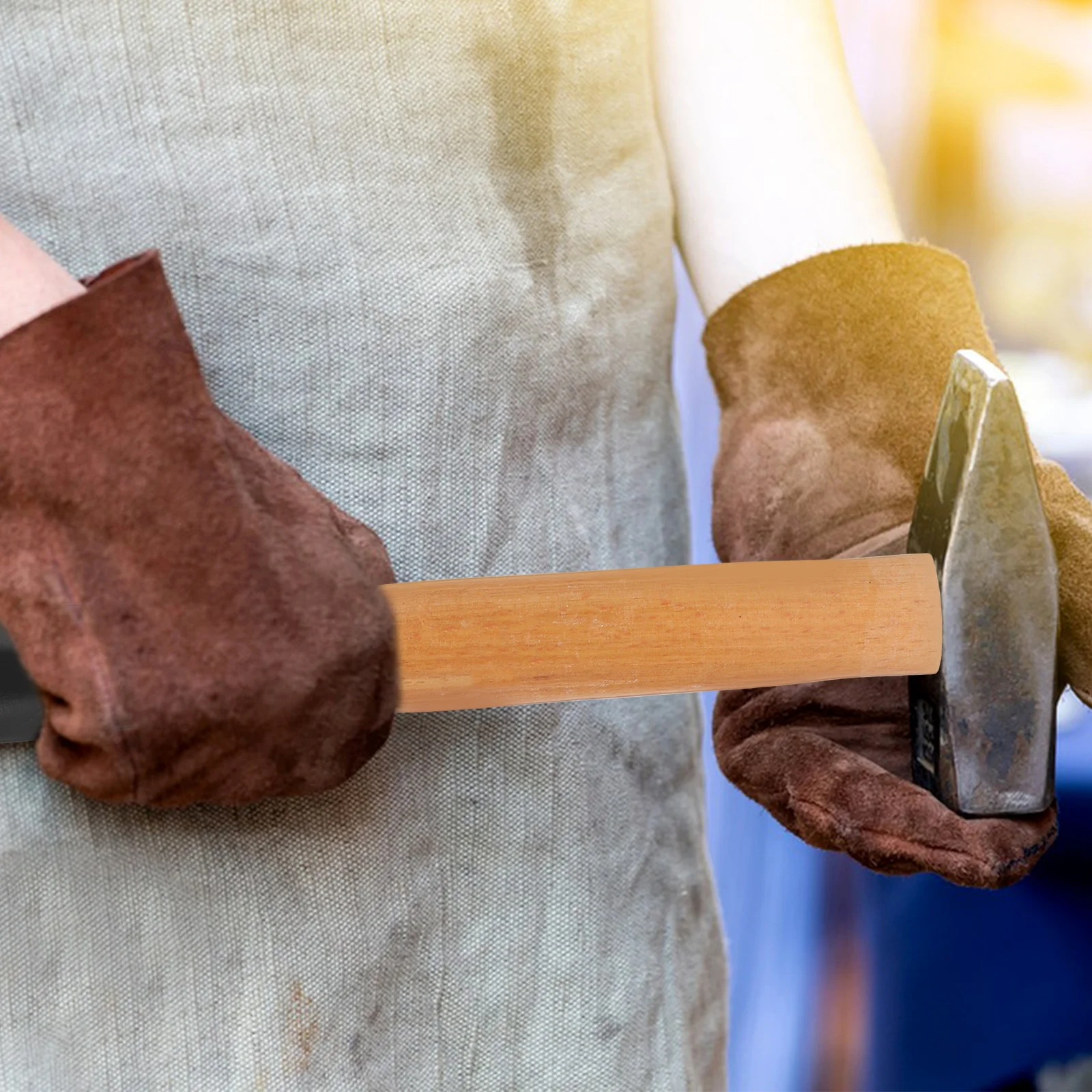 

Repair Heavy Duty Wooden Wooden Handle Accessory Wood Part Lump Sledge Handle Wood Hammer Part Hammer Shaft