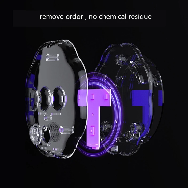 G99A Luce per pulizia del coperchio del WC Pulizia automatica Lampada per deodorizzazione Ciotole per WC Luce con sensori movimento per WC domestico