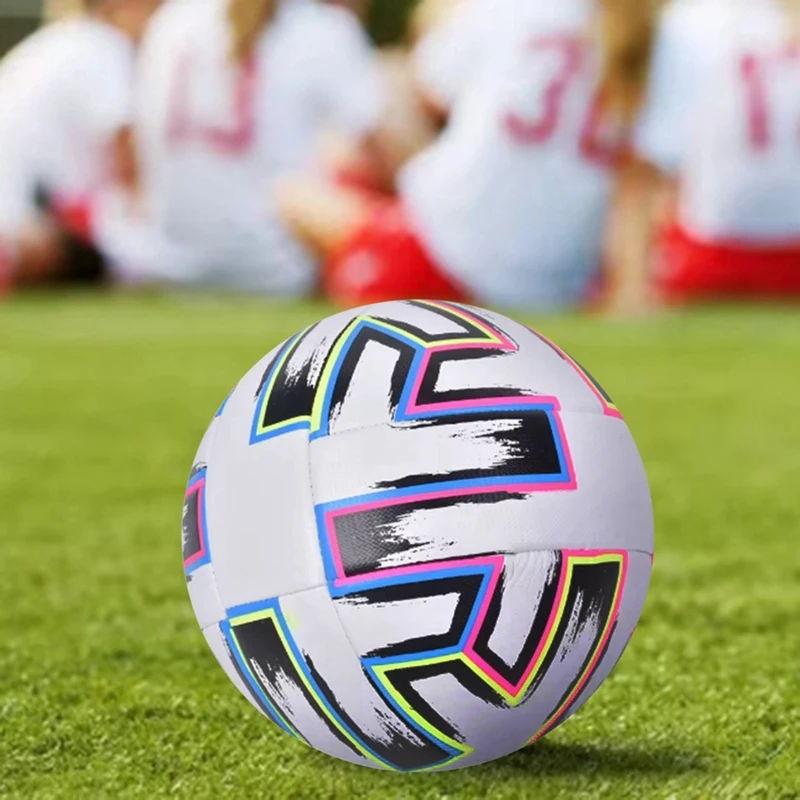 Balones de fútbol de tamaño estándar 5, balones de fútbol de PU de alta calidad para entrenamiento de equipos al aire libre