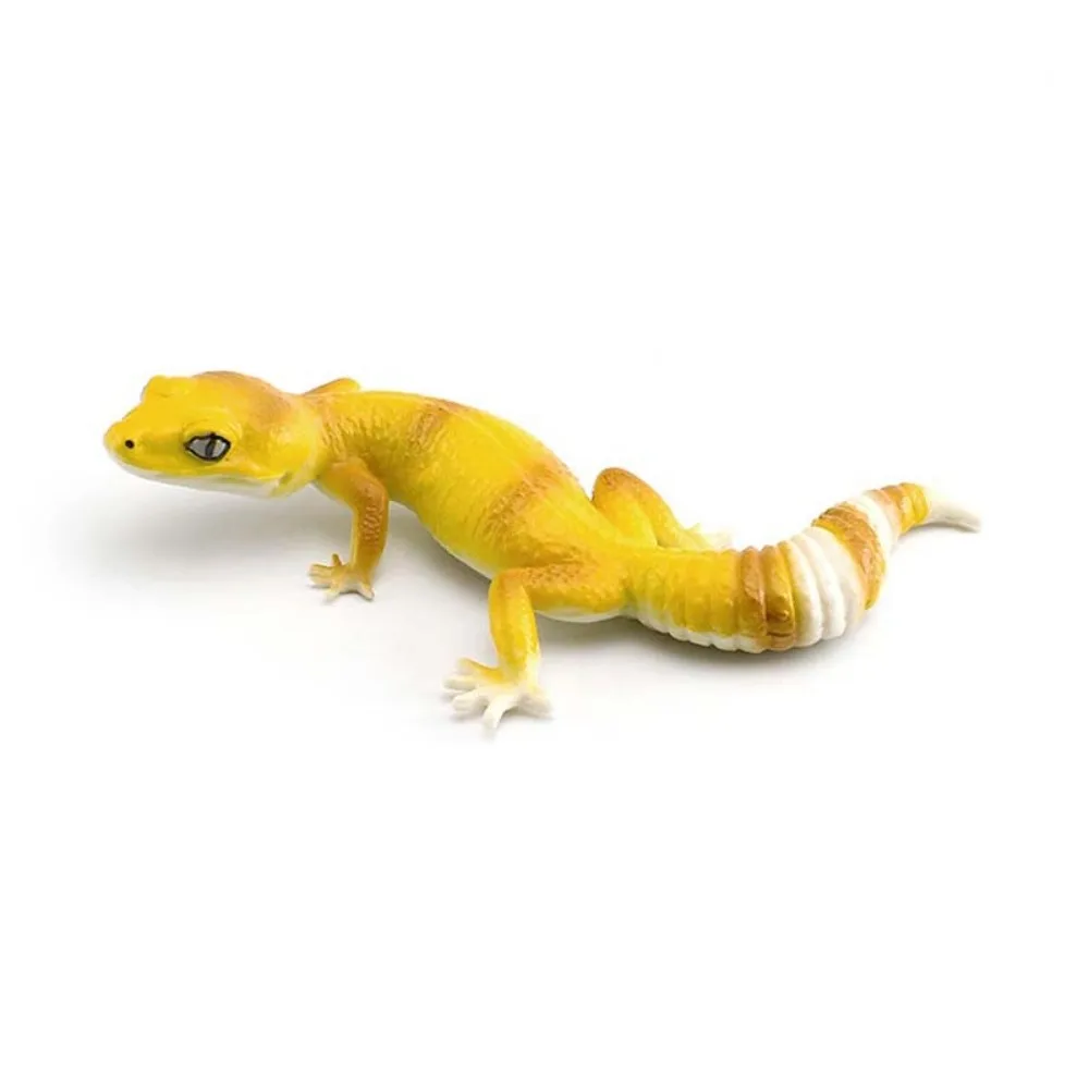 Simulation Lizard Model Figurines Miniature PVC Material Reptile Animals Figures Educational Static Gecko Figure Birthday Gift