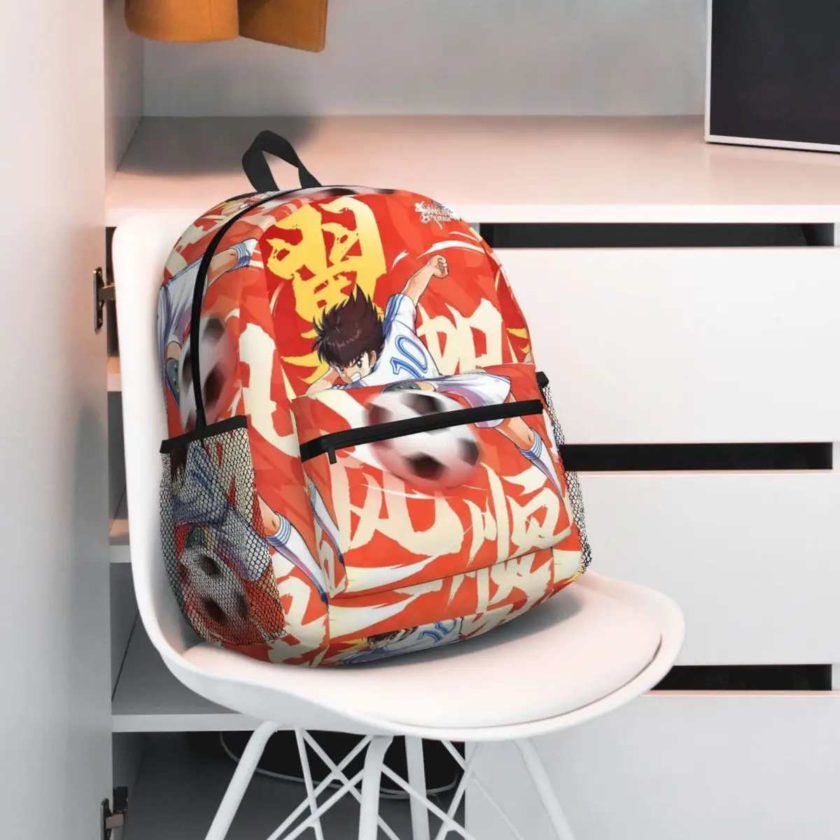 

Рюкзак Captain Tsubasa Ozora, рюкзак большой емкости, детская сумка для книг, школьная сумка, сумки на плечо для мужчин и женщин