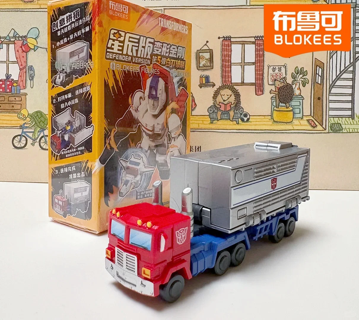 Blokees Transformers Defender Series 5 نماذج تجميع قابلة للجمع - Galvatron Jetfire Optimus Prime - ألعاب هدايا لمحبي