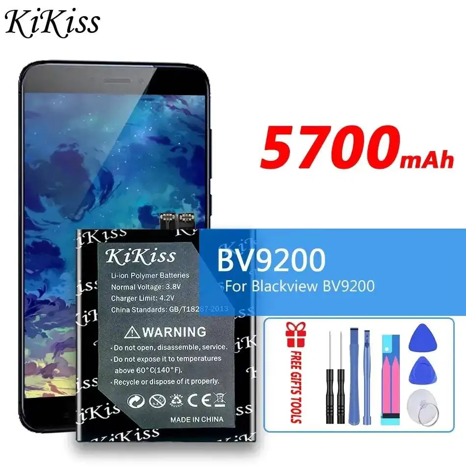 

Аккумулятор для мобильного телефона Blackview BV9200, 5700 мАч, Li556578JLY, надежная энергия, премиум-замена